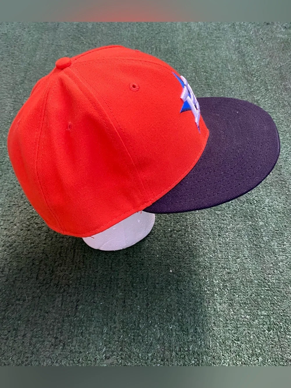 New Era Red and Navy Houston Astros Fitted Hat